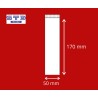 Sachet ZIP 50 x 170 mm 50 microns par 1000