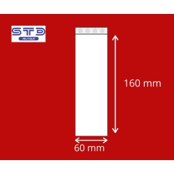 Sachet ZIP 60 x 160 mm 50 microns par 1000