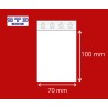 Sachet ZIP 70 x 100 mm PE 50 microns par 1000