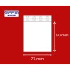 Sachet ZIP 75 x 90 mm 50 microns par 1000