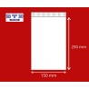 Sachet ZIP 150 x 250 mm 50 microns par 1000