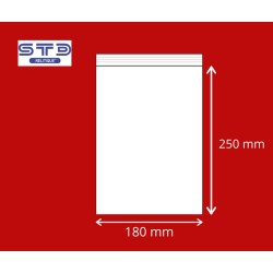 Sachet ZIP 180 x 250 mm 50 microns par 1000