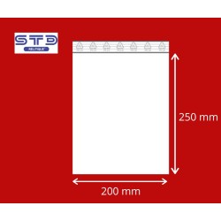 Sachet ZIP 200 x 250 mm 50 microns par 1000