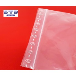 Sachet zip transparent, 150 x 280 mm