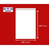 Sachet ZIP 280 x 400 mm 50 microns par 1000