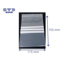 Sachet ZIP Bandes 115 x 155 mm PE 50 microns par 1000