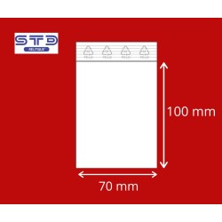 Sachet ZIP 70 x 100 mm PE 90 microns par 1000