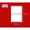 Sachet ZIP Bandes 300 x 400 mm PE 90microns par 1000