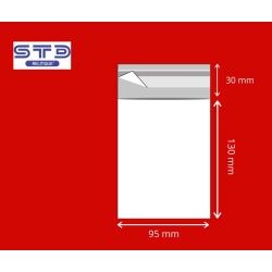 Rabat Adhésif  95 x 130 mm OPP 30 microns par 1000