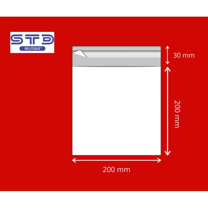 Sachet bulles antistatique à fermeture adhésive - 150 x 200 mm