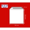 SACHET AVEC BANDE ADHESIVE 130 x 130 mm PE 50 microns par 1000