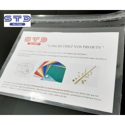 SACHET AVEC BANDE ADHESIVE 162 x 114 mm PP 100 microns par 1000