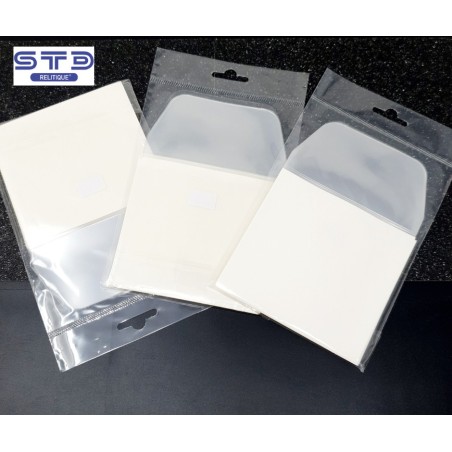 100 Sacchetti Autoadesivi In Pellicola Trasparente KesCom 80x110mm (+25mm) – Non Stampati