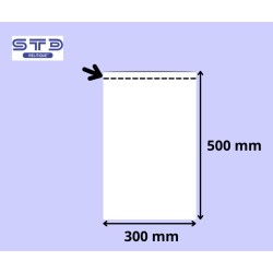 SACHET PLAT 300 x 500 mm PE 50 microns le 1000