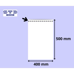 SACHET PLAT 400 x 500 mm PE 50 microns le 1000