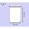 Sachet avec cordon 150 x 210 mm PE 50 microns PAR 1000