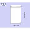 Sachet avec cordon 400 x 570 mm PE 50 microns PAR 1000