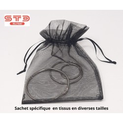 Sac Cadeau Tissus Organza BLANC 75 x 100 mm PAR 50