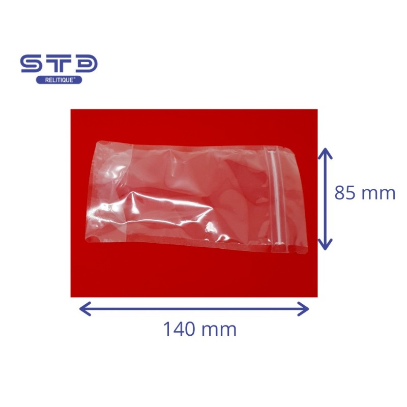Lot De 100 Sacs En Polyéthylène Transparent Refermables à Fermeture