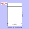SACHET PET/PE/ALU NOIR Ouverture ZIP et Thermoscellable 180 x 290 mm/1000