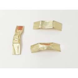 Fermoir pré-plié OR 33 mm POUR SACHET PAR 1000