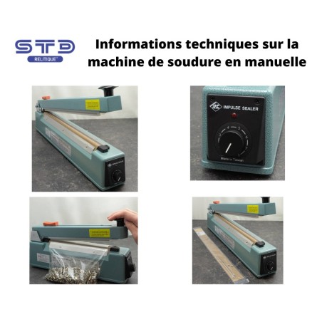 Mini Soudeuse Sac Plastique,2 in 1 Scelleuse Sac Plastique Portable