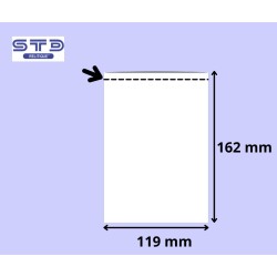 SACHET PLAT OUVERT OPP 30 microns 119 x 162 mm par 1000