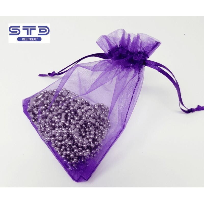 Sac Cadeau Tissus Organza VIOLET 75 x 100 mm PAR 50