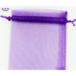 Sac Cadeau Tissus Organza VIOLET 75 x 100 mm PAR 50