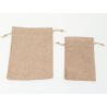 Sac Cadeau TISSUS TOILE DE JUTE 100 x 150 mm PAR 10