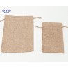 Sac Cadeau TISSUS TOILE DE JUTE 150 x 200 mm PAR 10