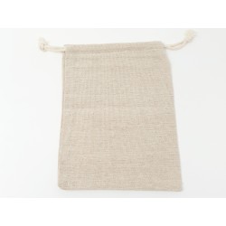 Sac Cadeau TISSUS EN LIN NATUREL 100 x 150 mm PAR 10