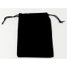 Sac Cadeau TISSUS VELOURS NOIR 100 x 130 mm PAR 10