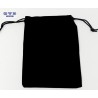 Sac Cadeau TISSUS VELOURS NOIR 150 x 200 mm PAR 10