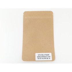 SACHET KRAFT SANS ALU Ouverture ZIP et Thermoscellable 180 x 290 mm par 1000