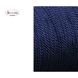 CORDE  EN BOBINE DOUBLE TORSADEE BLEU MARINE