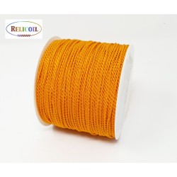 CORDE  EN BOBINE DOUBLE TORSADEE ORANGE