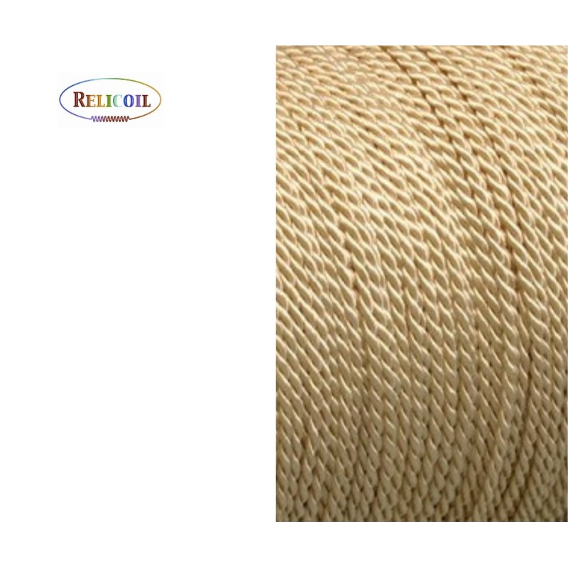 CORDE  EN BOBINE DOUBLE TORSADEE BEIGE