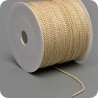 CORDE  EN BOBINE DOUBLE TORSADEE BEIGE