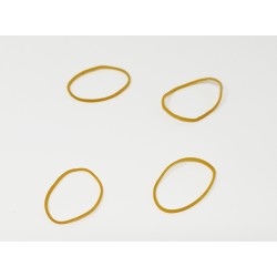 Bracelet élastique 30 mm Marron le sachet de 1 kg