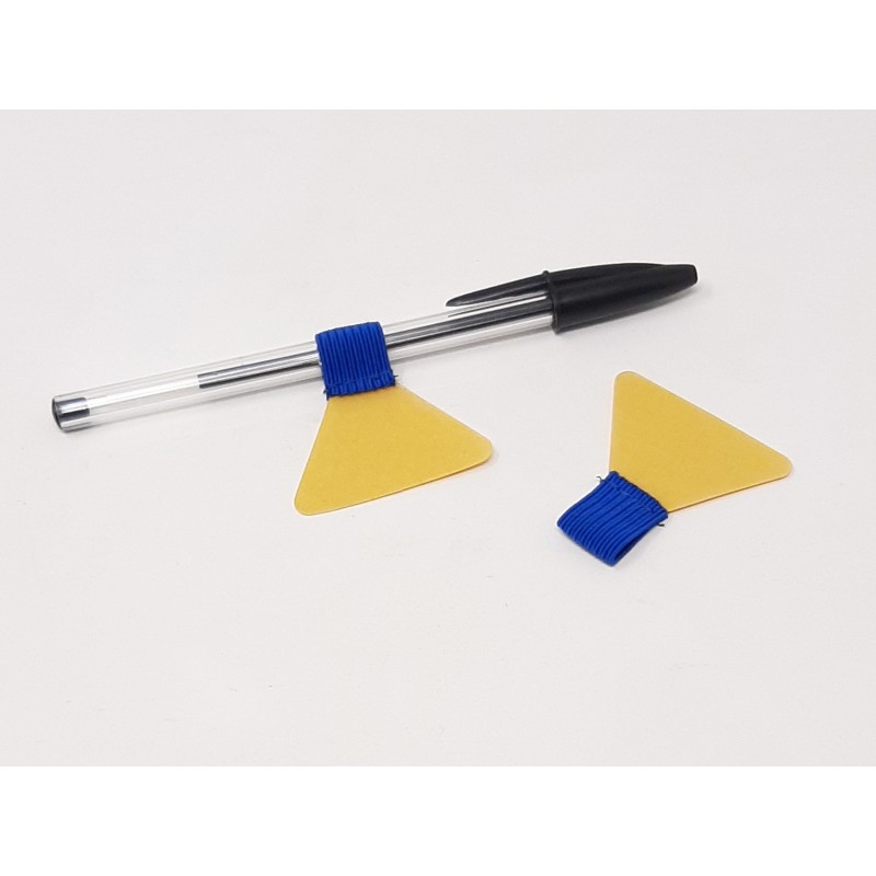 PORTE-CRAYON 1050BL ELASTIQUE BLEU ROI ADHESIF PAR 50