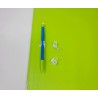 Porte crayon adhésif plastique translucide 12x14mm par 100