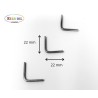 Coin de protection nickel C 22 x 22 mm par 1000