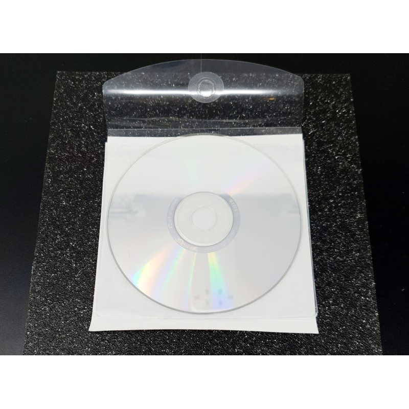 8070 - POCHETTE CD-DVD NON ADHESIVE A RABAT 129 X 130 MM PAR 200