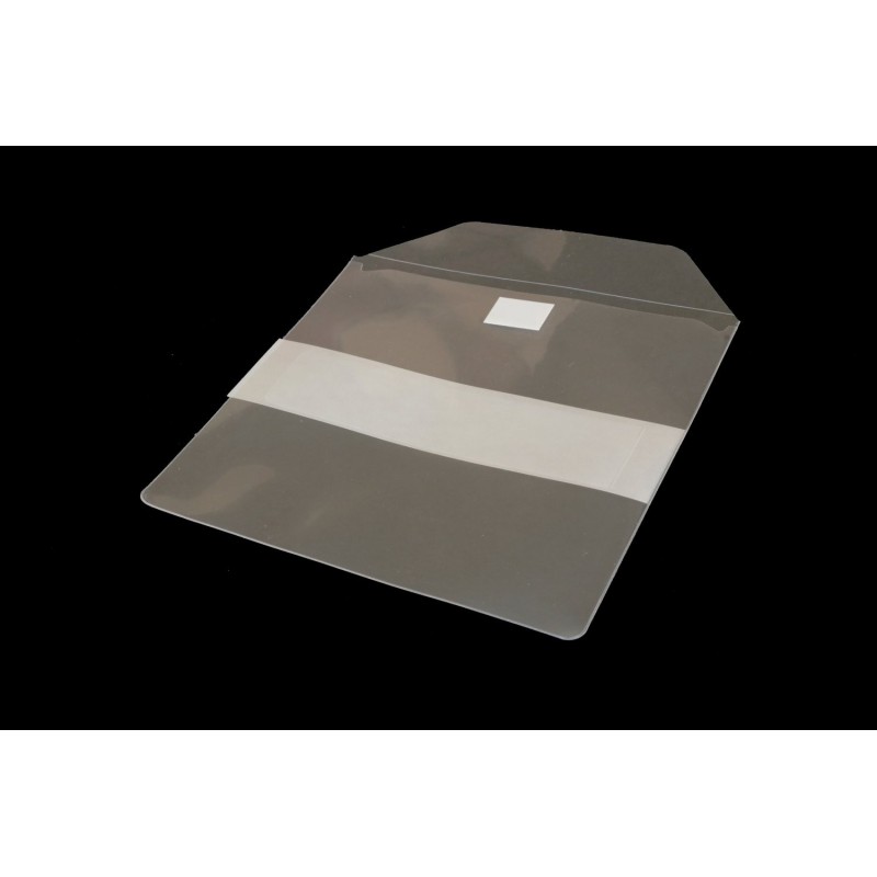 8080 - POCHETTE ADHESIVE CD-DVD A RABAT 125 X 128 MM PAR 200