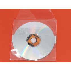 8081 - POCHETTE ADHESIVE CD-DCVD A RABAT 125 X 128 MM SANS PASTILLE PAR 200