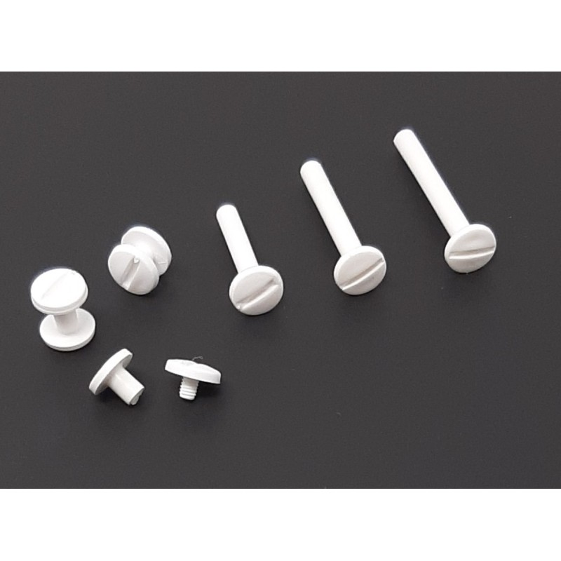 VIS PLASTIQUE BLANCHE 12 MM PAR 100 VIS PLASTIQUE BLANCHE 12 MM PAR 100