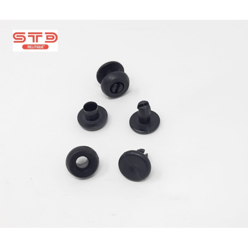 RIVET PLASTIQUE NOIR 2,5 MM PAR 1000