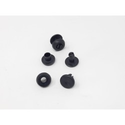 RIVET PLASTIQUE NOIR 5 MM PAR 1000