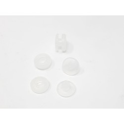 RIVET PLASTIQUE TRANSPARENT 2,5 MM PAR 1000